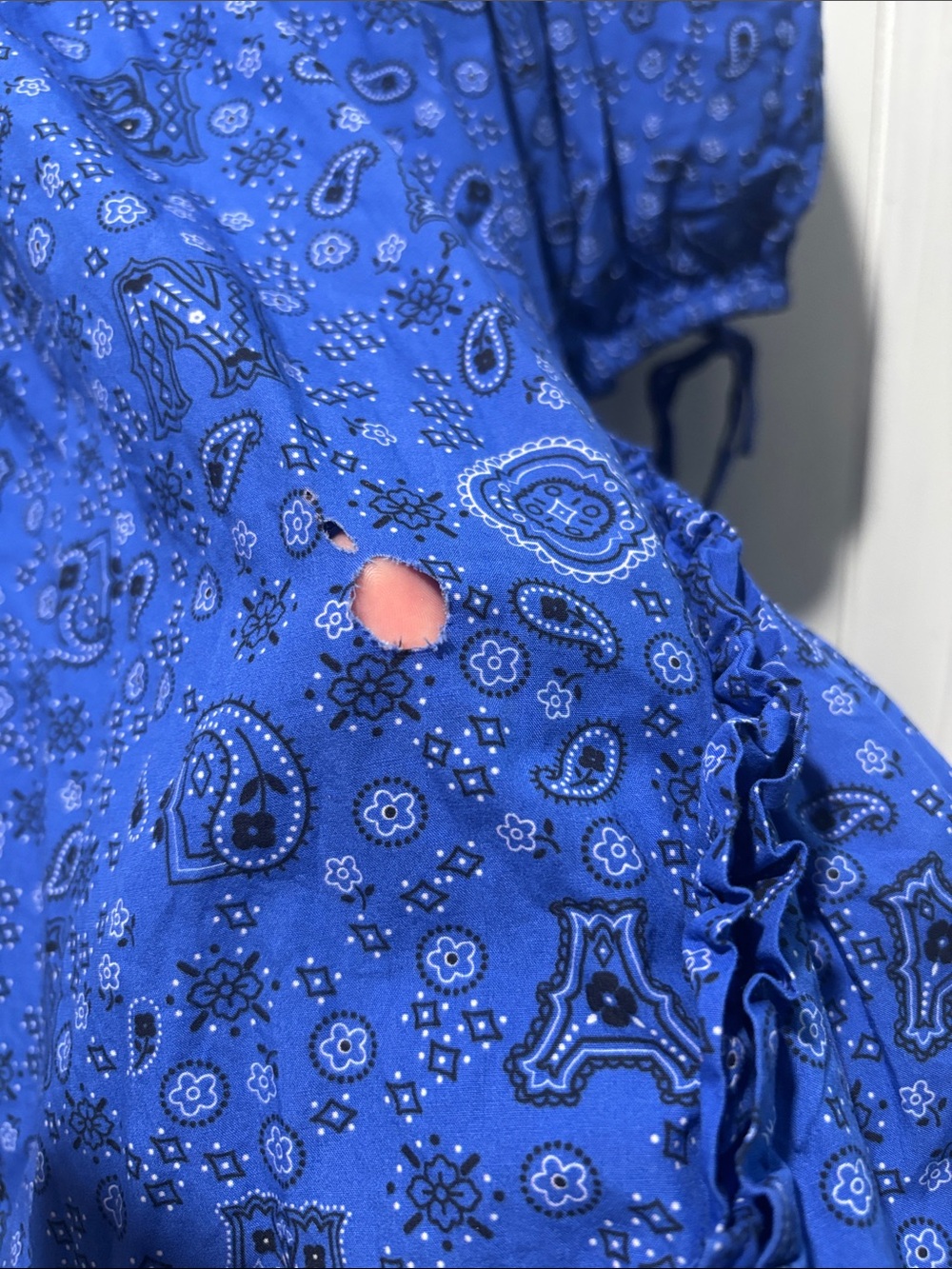 DAMSON MADDER Meri paisley mini babydoll dress - Picture 3 of 7